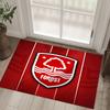 Nottingham Forest Design Kristall Samt Teppich Gemütlich Nicht?Rutschfester Teppich mit Aufdruck für Schlafzimmer Wohnzimmer Eingang