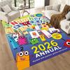 Numberblocks Floor Rug Office Rug Suitable for Hallway Decorate room Playrooms Kitchen Antislip Carpet Anime Office Decor