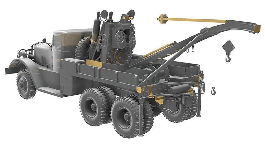 Thunder Model Escala 1/35 Série M1000 Ward-La France Americana Caminhão Pesado de Reboque, Modelo 1943, Kit de Modelo de Plástico TB35012 (Veículo militar)