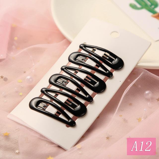 1Set Cute Candy Colors Dripping Hairpins BB Clip Girls Children Hair Clip Pin Barrette Accessories Women Kids Hairgrip Headdress