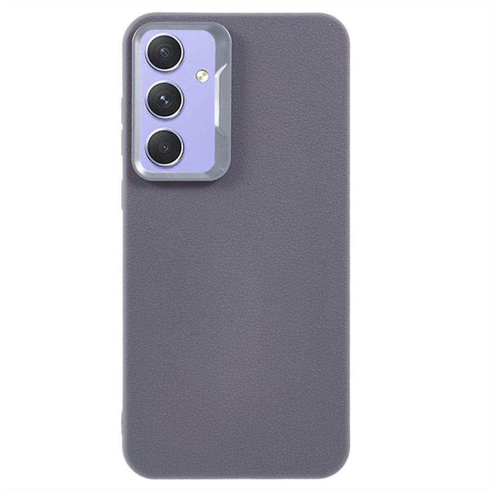 

For Samsung Galaxy A56 5G Case Leather Textured TPU Shockproof Phone Cover Grey