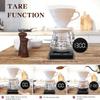 Mini Coffee Scale with Timer Accurate Scale Auto Tare Rechargeable 3kg/0.1g Portable Digital Kitchen Scale Espresso Coffee Scale