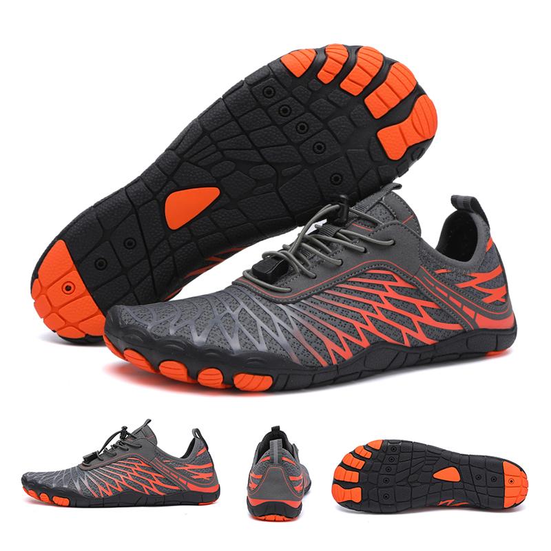 Summer Men’s Aqua Shoes Fashion Barefoot Water Shoes Anti Slip Quick Drying Beach Upstream Wading Swimming Shoe Sneakers Unisex