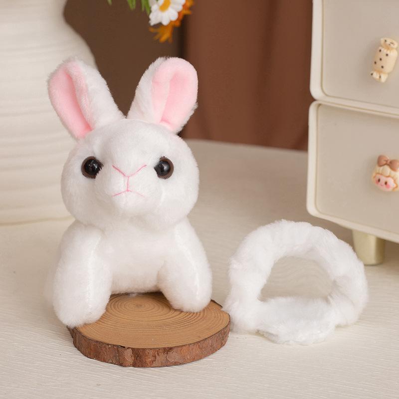 Cartoon Animal Tiger Leopard Bracelet Standing Shoulder Doll Plush Toy Panda Elephant Doll Girl Doll