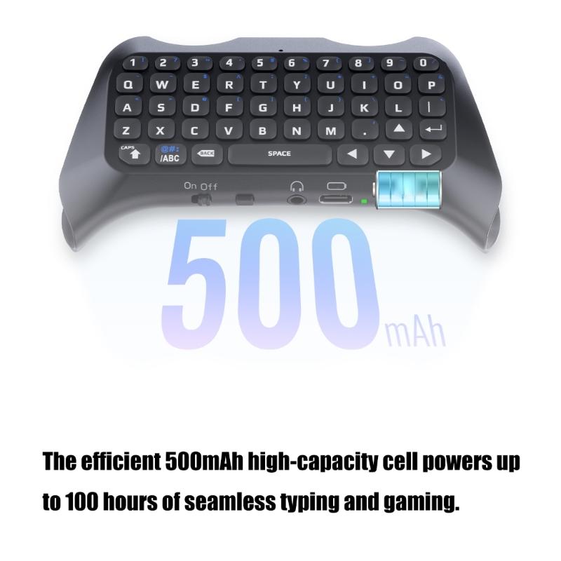 Rechargeable Controller Keyboard Featuring Speaker and Mic for Communication in Gaming Mini Keyboard