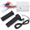 24V 250W Brush Controller Extended Cable Thumb Throttle Grip Electric Bicycle Handlebar
