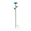 Bee Watering Station Metal Bee Water Feeder with Stake Standing Bee Feeder Flower Shape Multi-Function Gardening Supplies
