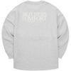 Skechers Logo Print Knitted Soft Comfortable Breathable Long Sleeve T-Shirt Men Tops Light-White Gray L324M106-0248