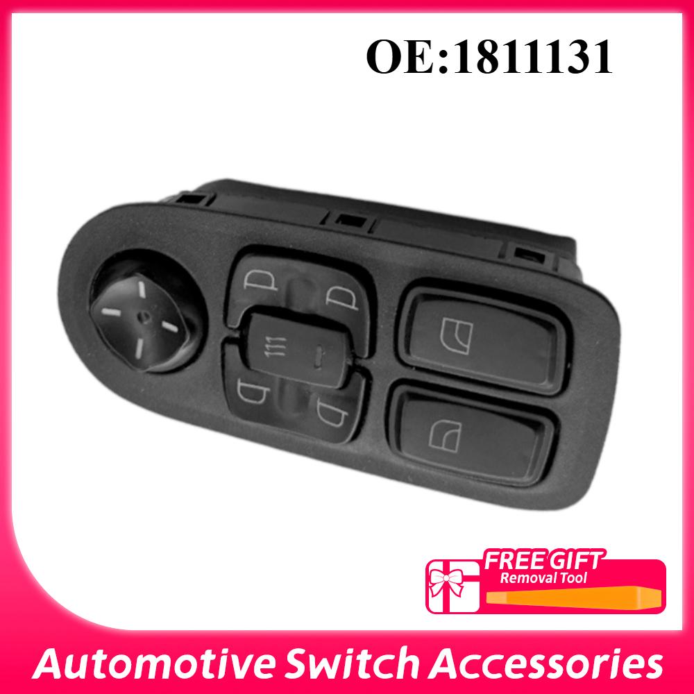 Master Power Window Control Switch For DAF XF CF CF65 CF75 CF85 XF95 XF105 1811131 Glass Lift Button Control Unit