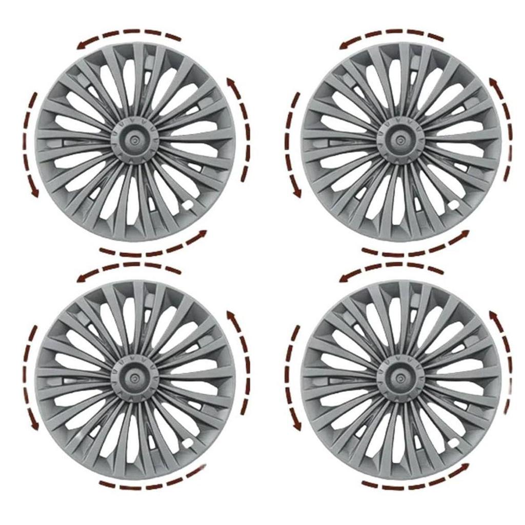 Fits 2017-2024 Tesla Model Y 19" Riku Style Wheel Cover
