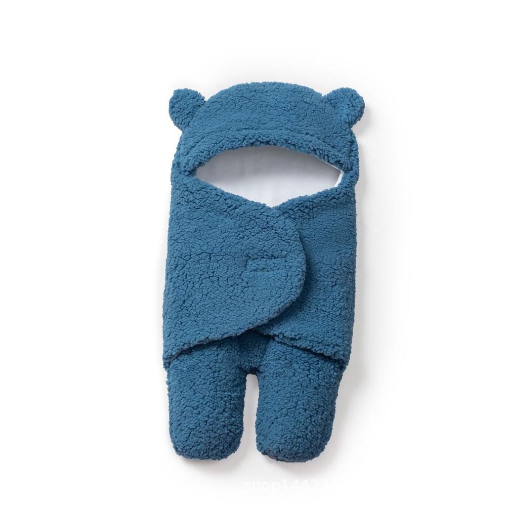Baby Cushion Season, Thickened Lamb Plush Sleeping Bag, Newborn Baby Quilt, Anti-Kick Quilt, Swaddling Quilt, Anti-Startle