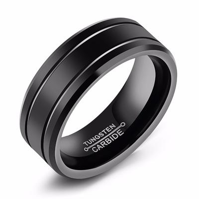 Mode Schwarz Edelstahl Ring Für Männer Punk Vintage Männlichen Ring Schmuck Mode Für Männer Großen Ring Großhandel