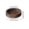 Candle Holder Tray Dining Room Centerpieces Plate Wooden Pillar Candles L