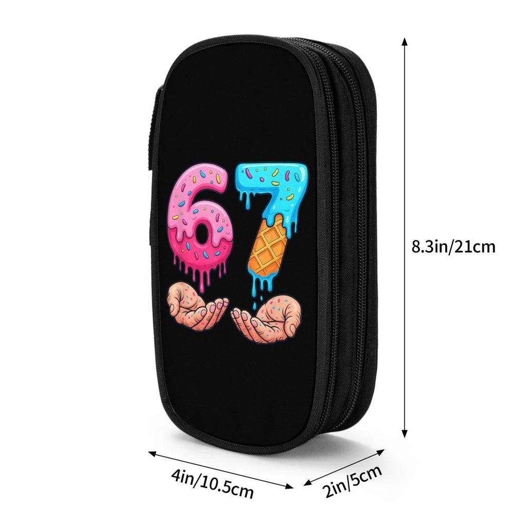 Astuccio Estetico Sei Sette Gelato Gocciolante Divertente 67 Mani Meme 6 7 Astuccio Ritorno a Scuola Astucci Ragazzi Cancelleria
