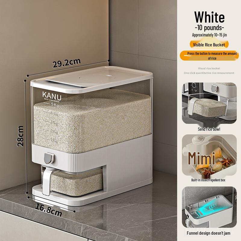2025 New Household Moisture-Proof Anti-Insect Sealed Rice Storage Container Box