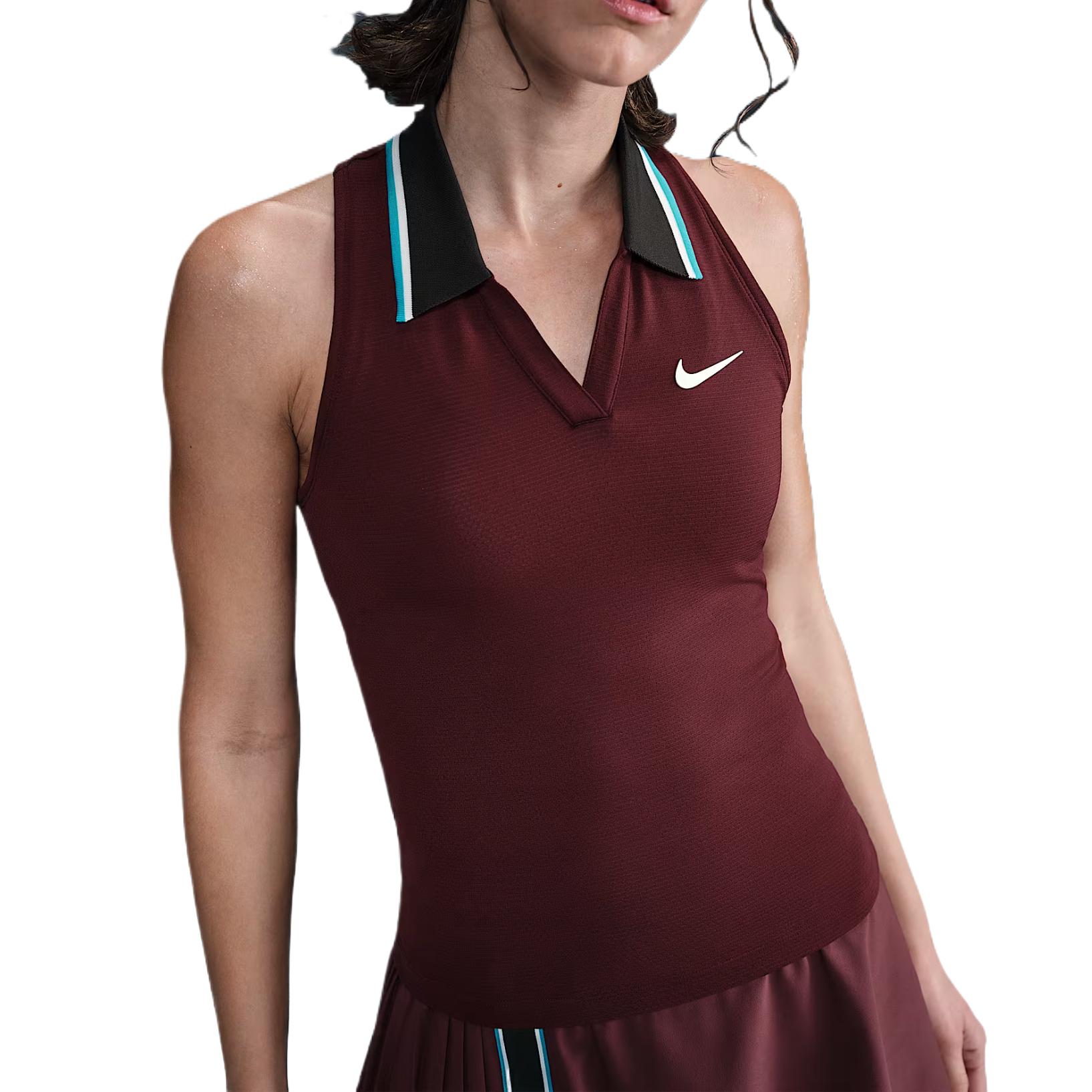 Nike Court Slam Women s Dri FIT Tennis Tank Top FZ6752-619 M(8-10)