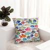 Vintage Fish Trout Pillow Cover Cartoon Fishes Kawaii Pillow Case Soft Cushion Cover Pillowcases For Sofa Bedroom Home Decor