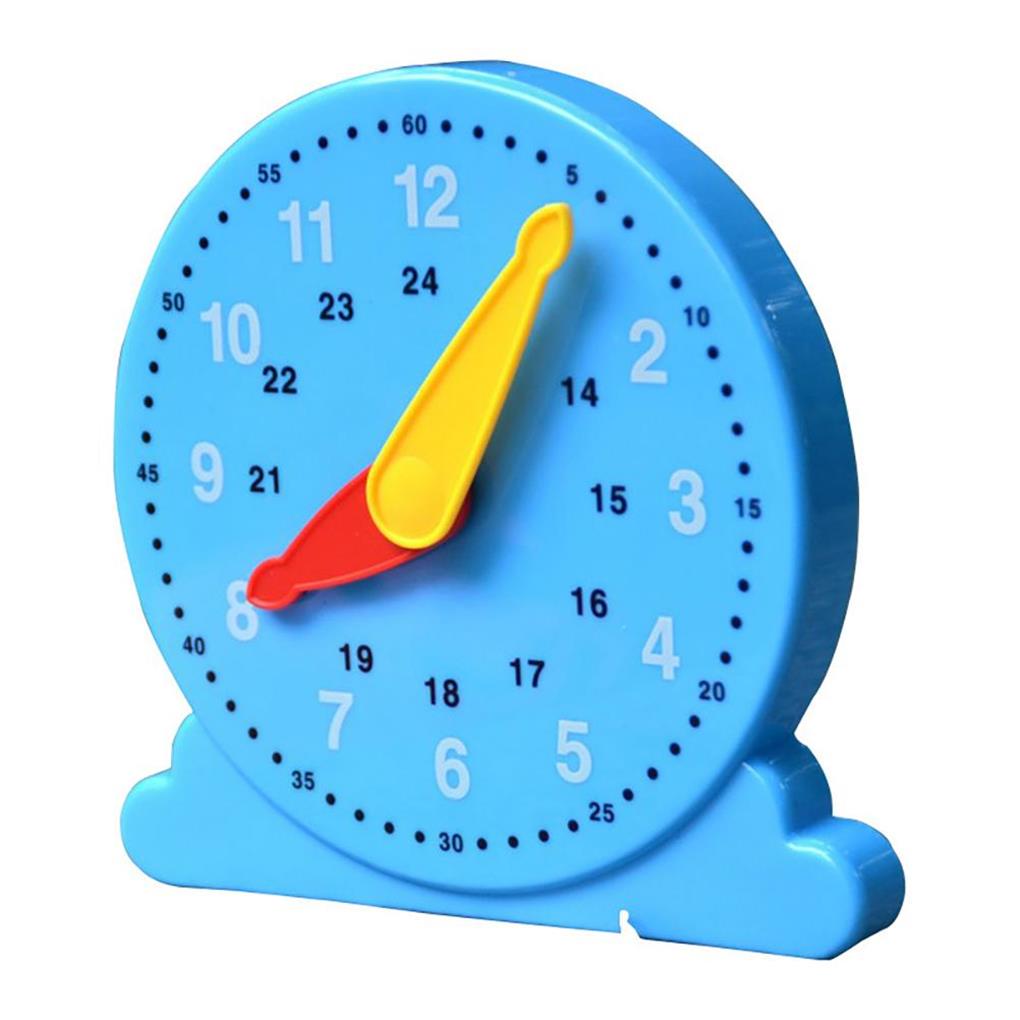 Children Educational Clock Toys Hour Cognition Preschool Teaching Aids Parent-child Learning Clock Model Adjustable Time