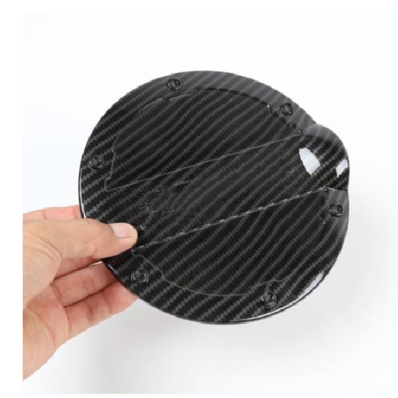 Carbon Fiber Car Fuel Tank Oil Gas Cap Decor Cover Trim For Ford F150 2015-