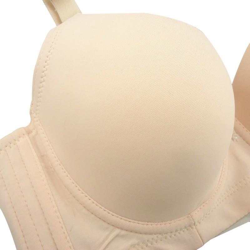 Hladká tenká podprsenka Push Up se čtyřmi tlačítky pro ženy Bralette