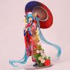 Hatsune Miku Kimono Yukata Ver. Anime Actionfigur mit rotem Regenschirm PVC Sammlerstatue Schreibtischverzierung Modell Spielzeug Geschenke
