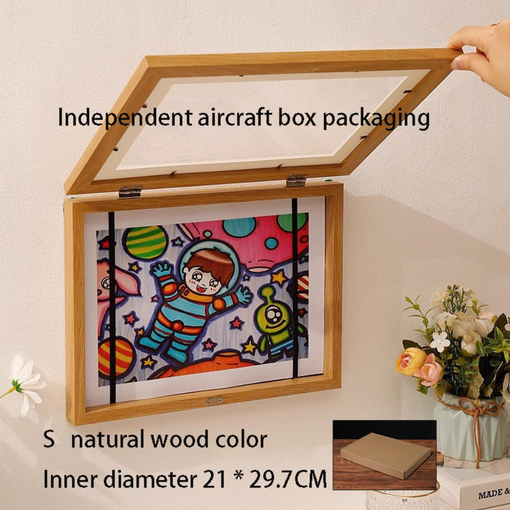 

Flip Frame 8.5x11 Children s Painting Display Frame For Storing KidsArt Magnetic Paintings