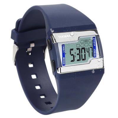 Men's Multi-Function Watch with 10 ATM Water Resistance, Ideal for Swimming, Diving, and Surfing, Includes Lap Stopwatch, Alarm, Calendar, and 12- or