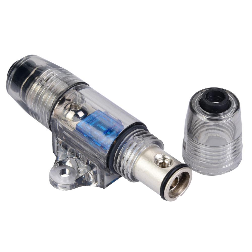 

Распределительный блок с предохранителем 1 вход 1 выход 60А Держатель предохранителей для автомобильной аудиосистемы Провод 48 калибра