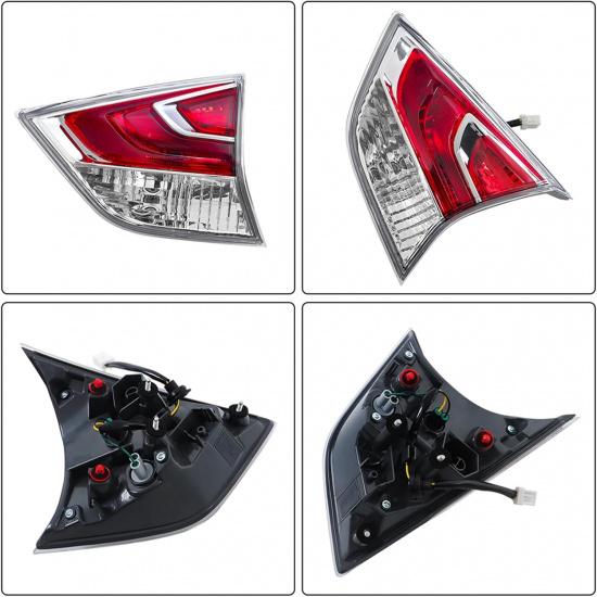 

labwork Right Inner Rear Tail Light Replacement for Nissan Rogue 2014-2016 Rear Tail Lamp Assembly RH 265504BA1A