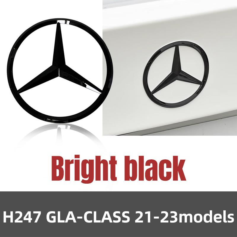 ABS Heck Stern Embleme Kofferraum Stern Logo Aufkleber Plakette für Mercedes Benz W204 W205 W206 W212 W213 W177 W176 W117 W222 W223