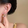 Colored grape string tassel earrings summer seaside vacation earrings exquisite fashion versatile earrings