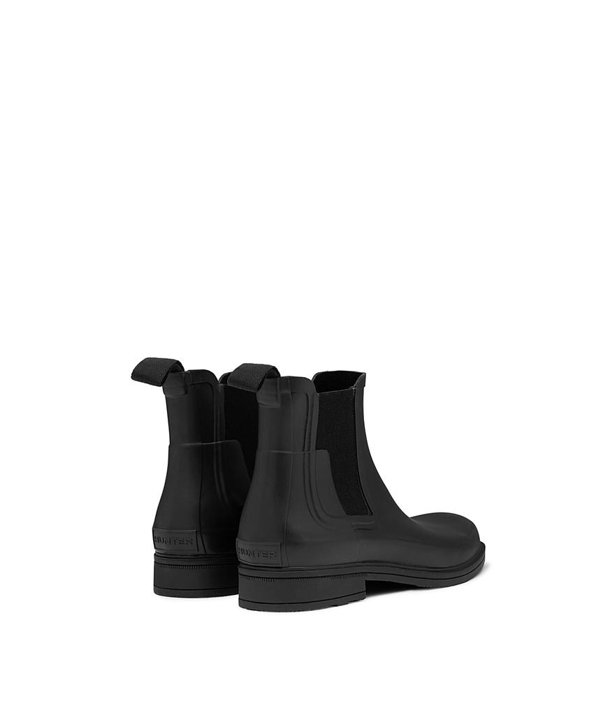 Hunter [Men] Original Refined Chelsea Rain Boots - Black Mfs9060Rmablk