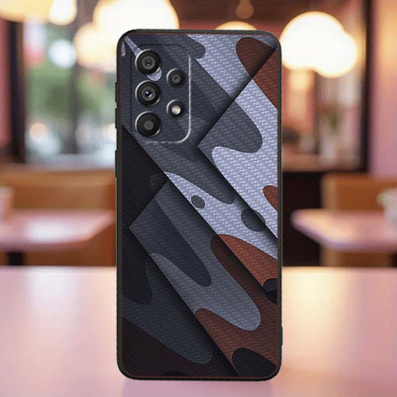 

Creative camouflage pattern Case For Samsung A41 A35 A34 A33 A32 A25 A24 A23 A21s A06 A05 A04 A03 Note 10 20 Ultra 5G Black Galaxy A06