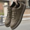 Men's Business Leather Shoes Soft Moccasin Shoes Comfortable Casual Shoes for Men Autumn Solid Black/Khaki/Sand Men Sneakers