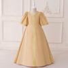 Middle East Cross-Border Pleated Evening Dress for Little Girls - Hot Stamped Princess Party Robe