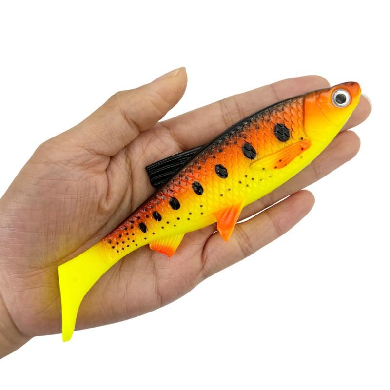 Soft Plastic Jerkbaits With Lead Weighted Tail Deep To Surface Casting Fishing Lures