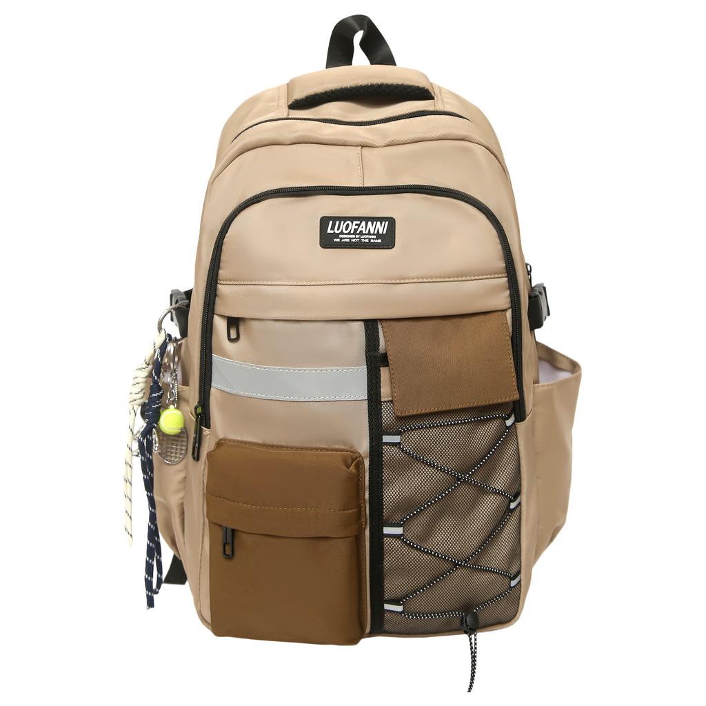 Senior High School Student Schoolbag Women's Large Capacity Travel Backpack Men's Campus Sports Backpack