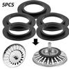 Sink Drain Sealing Gasket, Basket & Umbrella Rubber Gasket, Round Water Seal Component