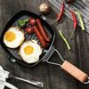 Portable 9.5Inch Nonstick Cooking Pan With Striped Bottom Skillets For Even Heat Distribution And Easy Cleaning