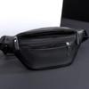 Leather Waist Bag for Men Casual Crossbody Fanny Pack with Adjustable Belt