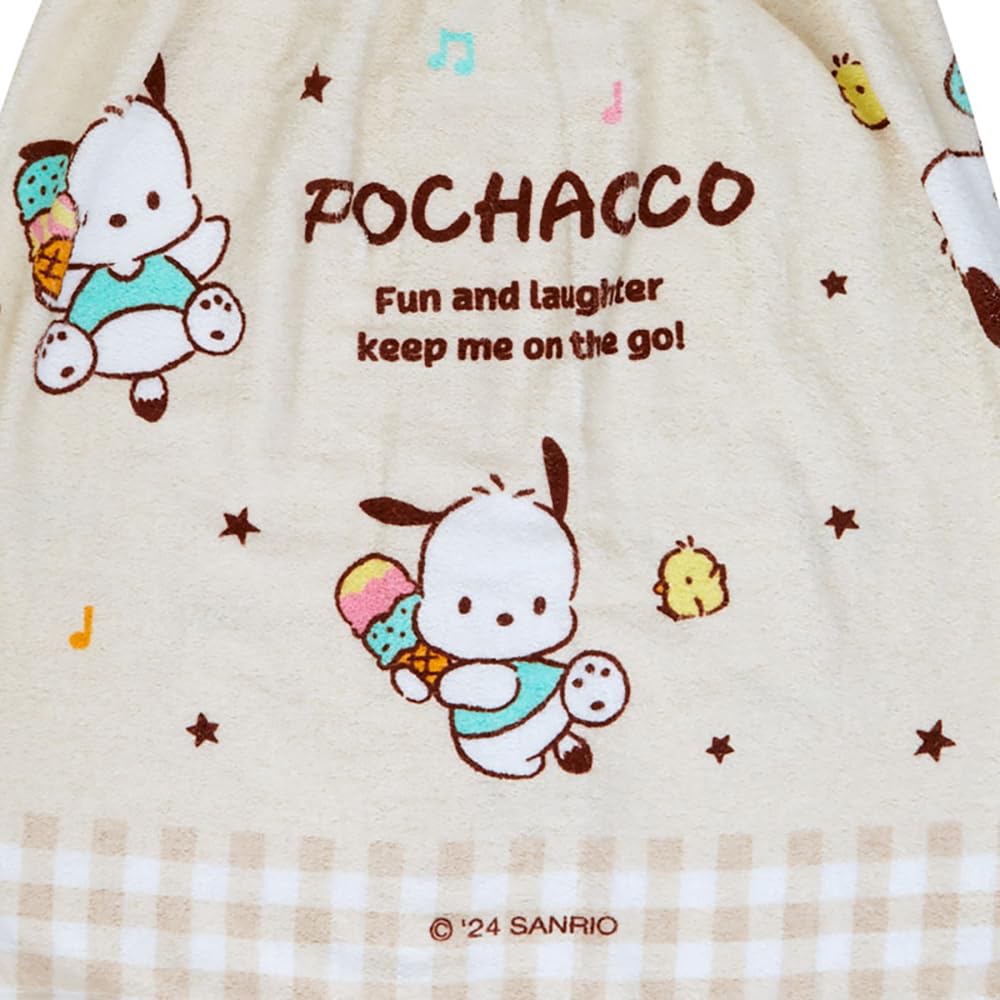 Sanrio Pochacco Wrap Towel 60cm x 110 x Character SANRIO 004561 (60 1cm)