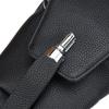 Summer Top Layer Cowhide Men's Chest Bag Fashion Street Front Anticlinal Body Bag Genuine Leather Soft Bag