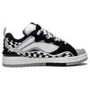 Li Ning Wave Golden Abrasion Resistant Breathable Low top Skateboard Shoes Women's Black White AECS074-8