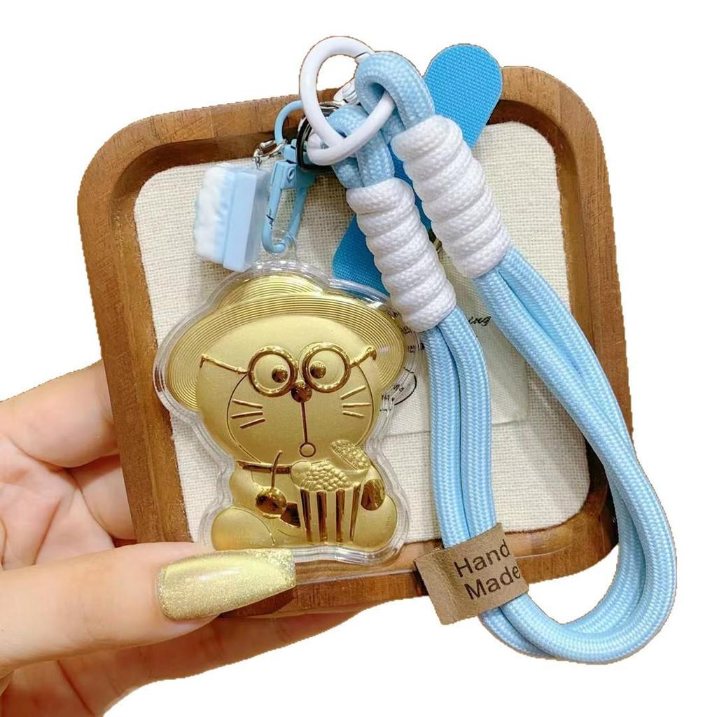 Shuibei 999 Feingold Cartoon Handy-Anhänger & Schlüsselanhänger, 20mg