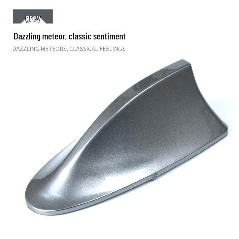 Shark Fin Radio Antenna: Roof Decoration & Signal Booster, No-Drill Installation