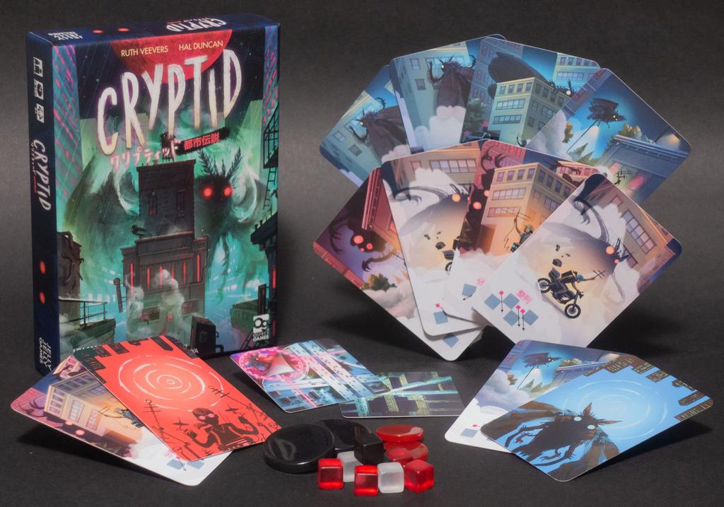 JELLYJELLYGAMES Cryptid Urban Legends Competitive Board Game 2-Player