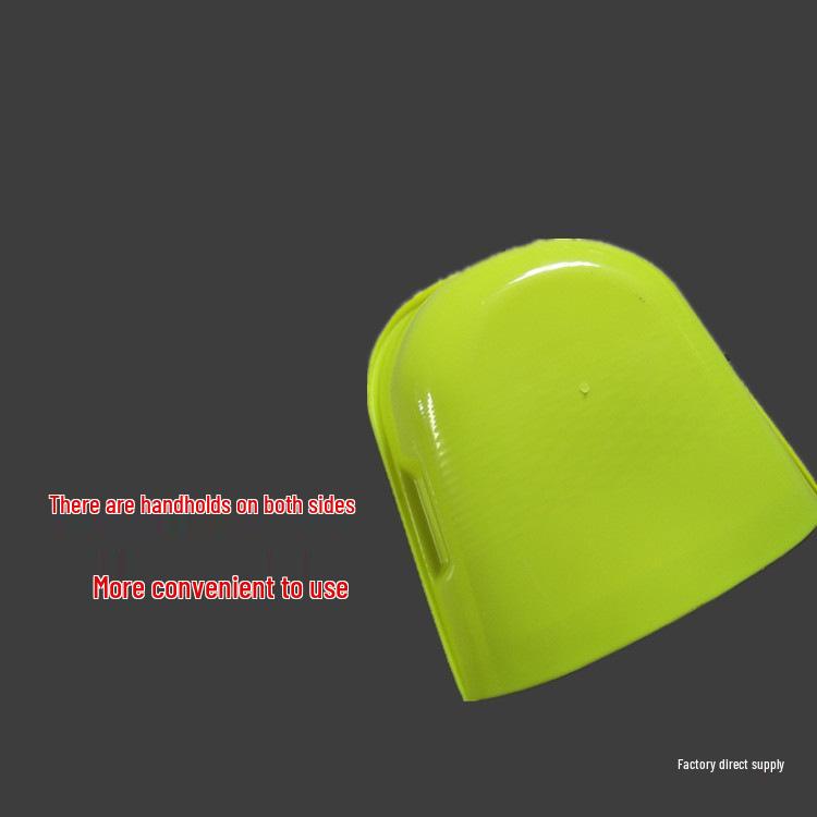 Large White Plastic Winnowing Pan Sieve for Rice and Grain - Handheld Agricultural Scoop for Feeding Cattle