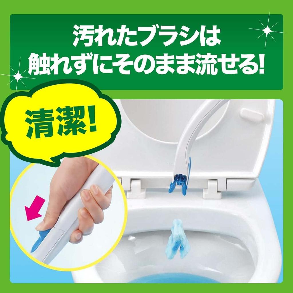 Scrubbing Bubbles Spülbare Toilettenbürsten-Nachfüllpackung (24 Stück) - Desinfizierend, Geruchsentfernend und Duft nach weißen Blüten - 3er-Pack + Kunutonn Original Logo Han