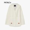 MO&Co. Merino Wool Hooded Double-Faced Coat