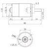 555 DC high-speed motor Micro motor 12V/24V adjustable speed positive and negative rotation high torque diy silent motor